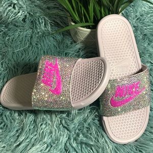 Swarovski Nike Slides